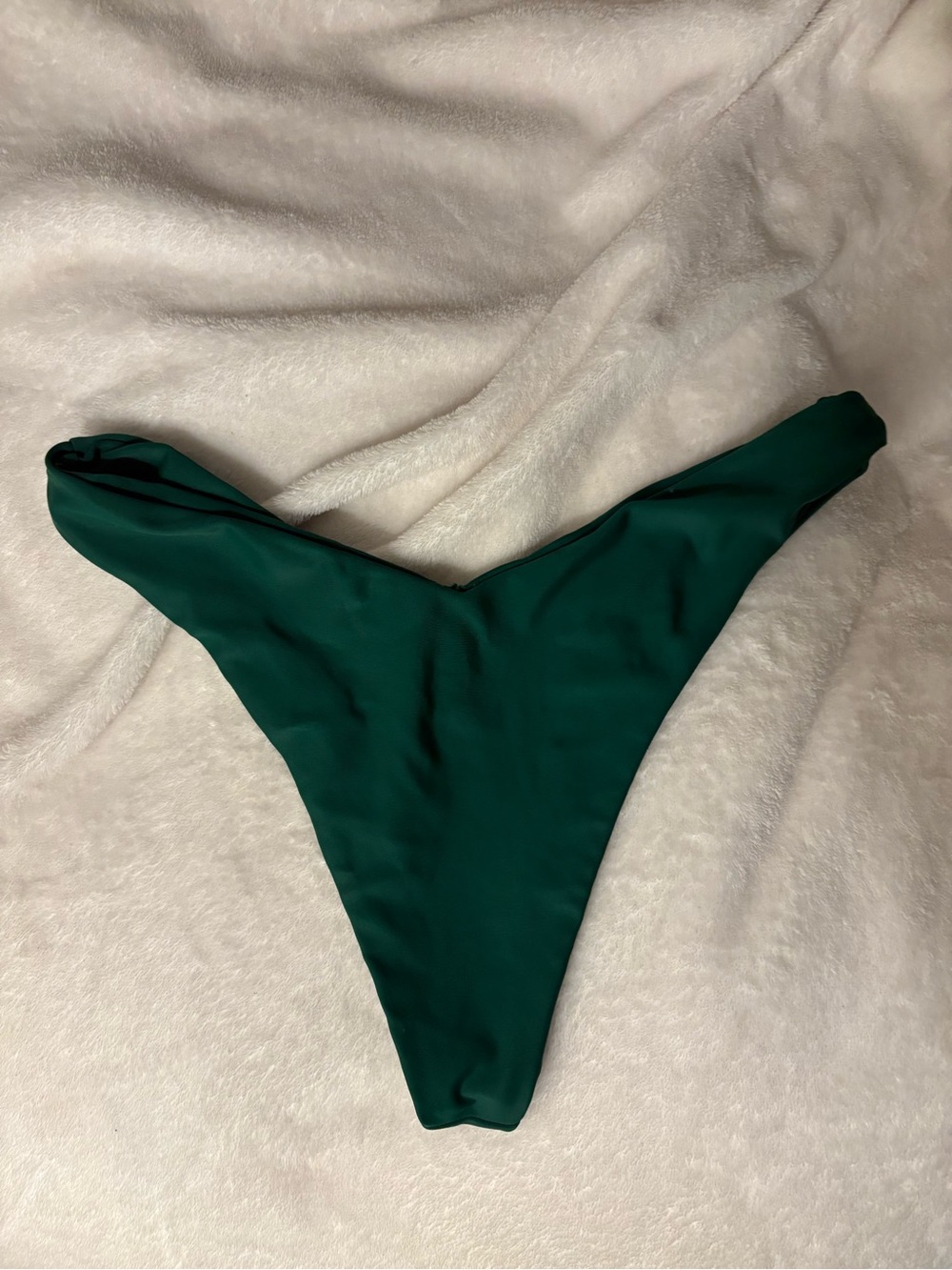 Amazon Emerald Green Bikini Bottom (two small holes)